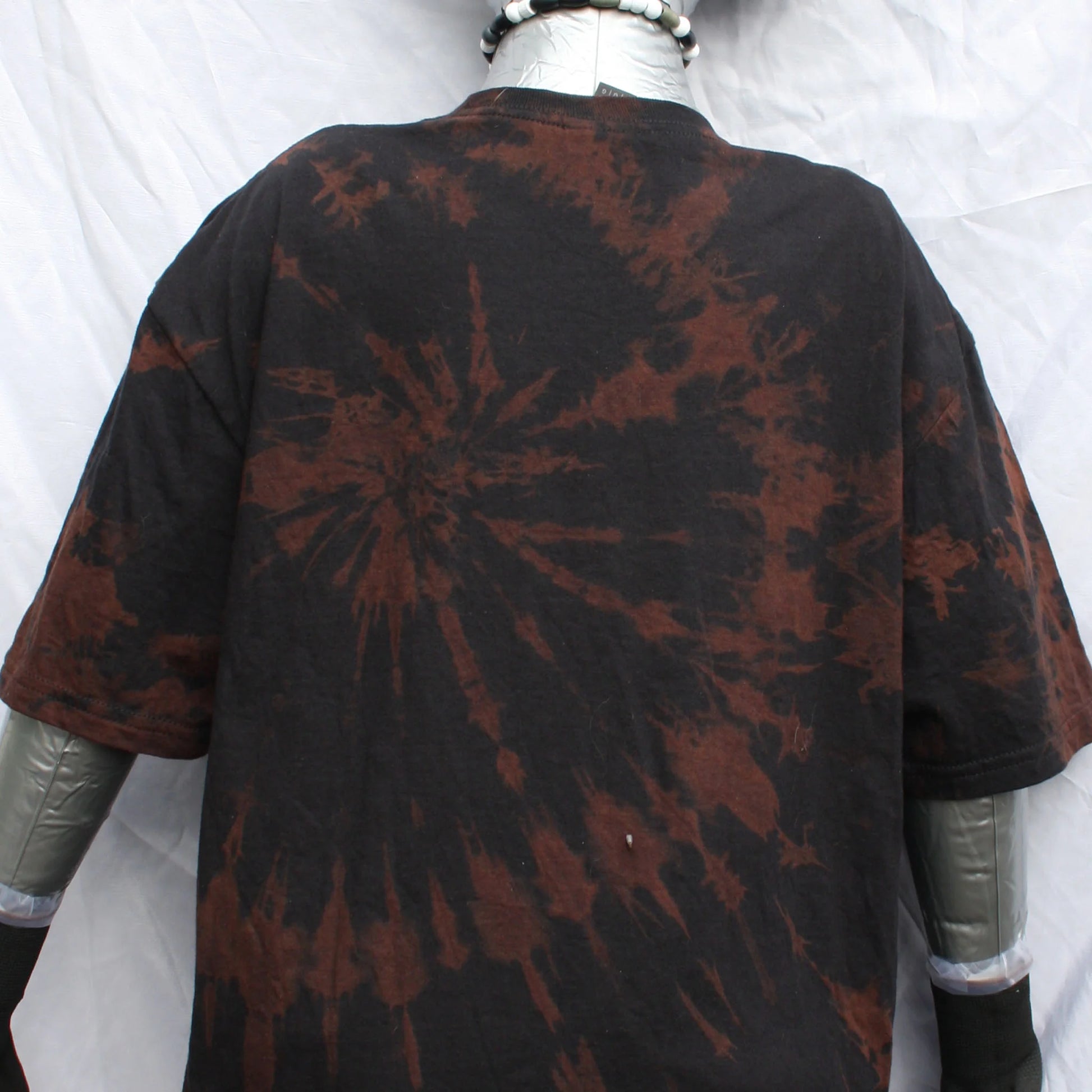 Throwing Muses 'Bywater' Flushed Edition - One-of-a-Kind Black Reverse Tie-Dye Large #1 | ElRat Designs