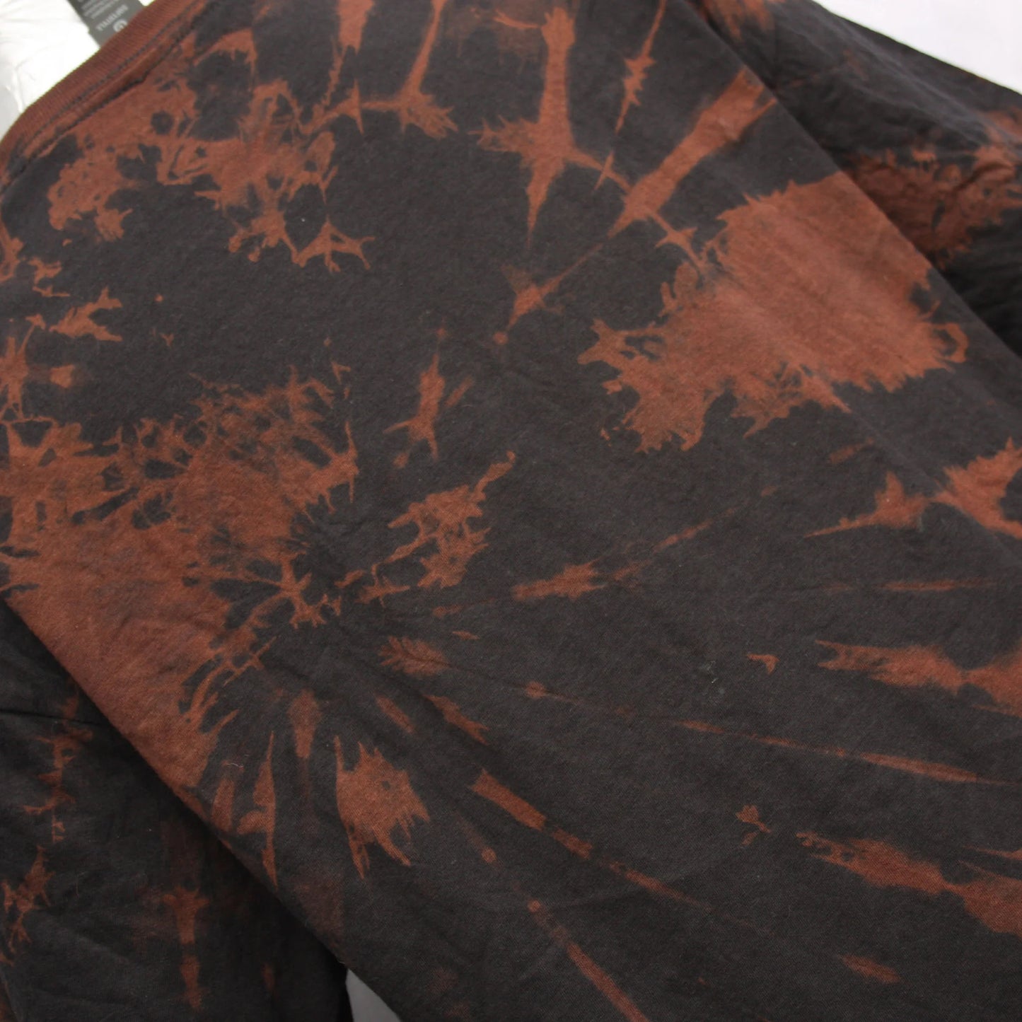 Throwing Muses 'Bywater' Flushed Edition - One-of-a-Kind Black Reverse Tie-Dye Large #2 | ElRat Designs
