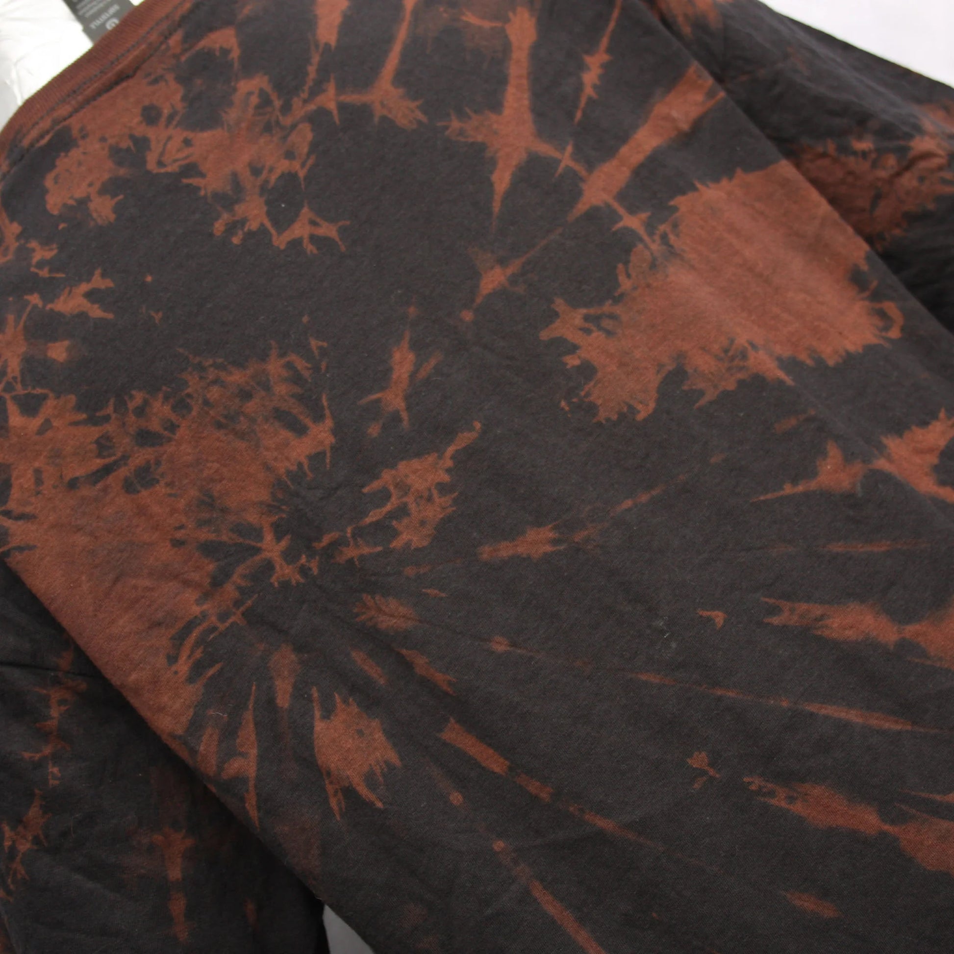 Throwing Muses 'Bywater' Flushed Edition - One-of-a-Kind Black Reverse Tie-Dye Large #2 | ElRat Designs