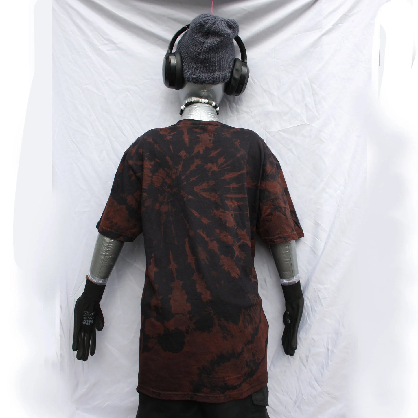 Throwing Muses 'Bywater' Flushed Edition - One-of-a-Kind Black Reverse Tie-Dye Medium #1 | ElRat Designs