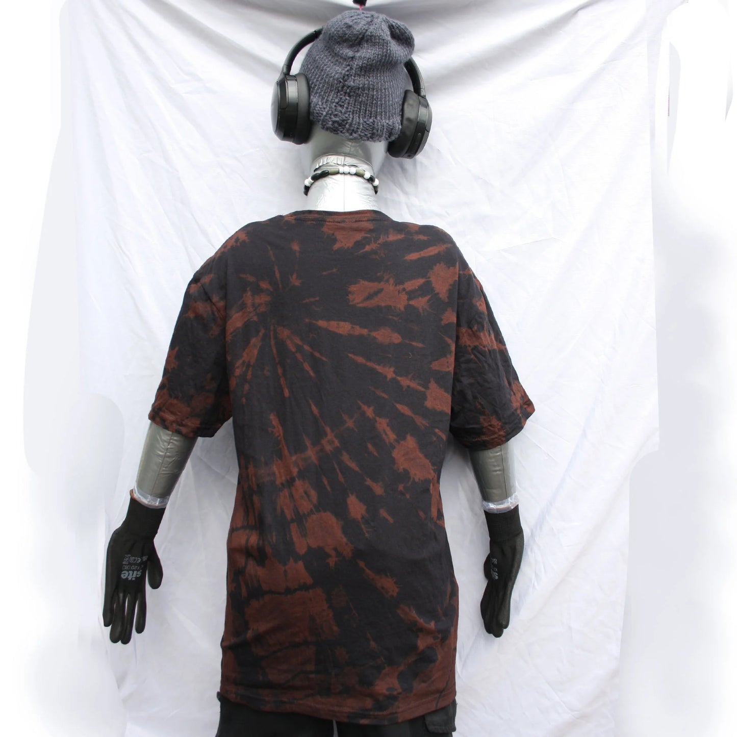 Throwing Muses 'Bywater' Flushed Edition - One-of-a-Kind Black Reverse Tie-Dye Medium #2 | ElRat Designs
