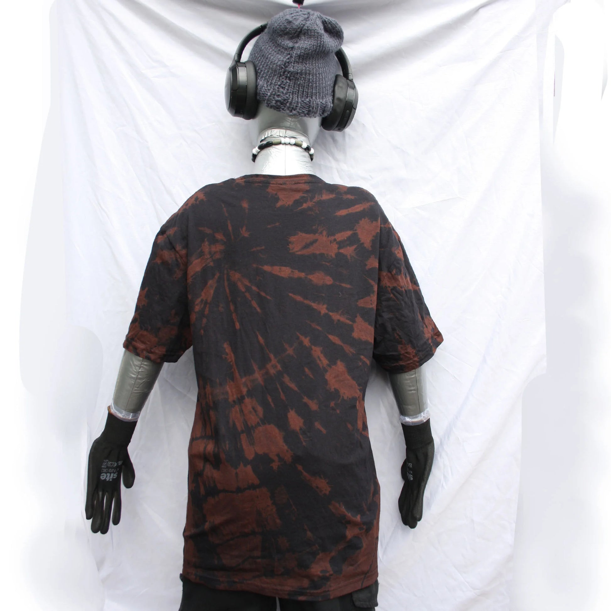 Throwing Muses 'Bywater' Flushed Edition - One-of-a-Kind Black Reverse Tie-Dye Medium #2 | ElRat Designs