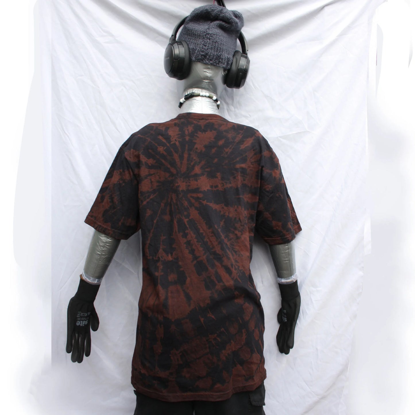 Throwing Muses 'Bywater' Flushed Edition - One-of-a-Kind Black Reverse Tie-Dye Medium #3 | ElRat Designs