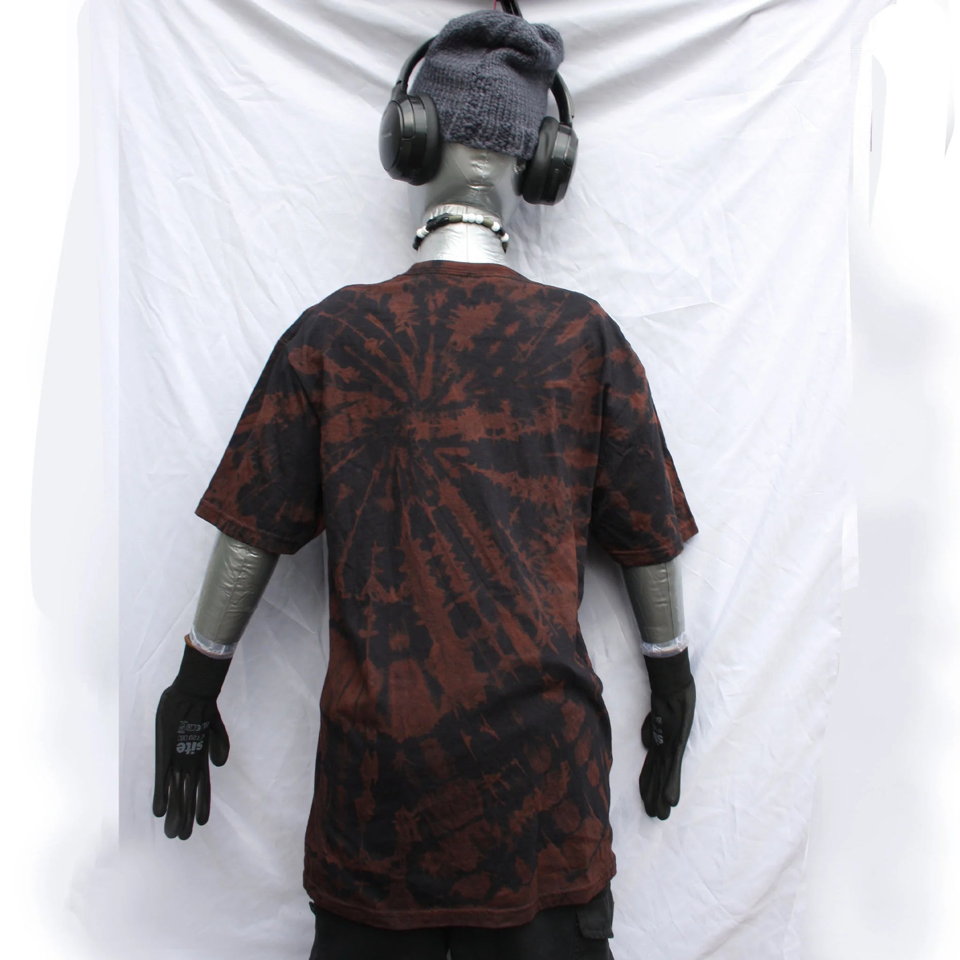 Throwing Muses 'Bywater' Flushed Edition - One-of-a-Kind Black Reverse Tie-Dye Medium #3 | ElRat Designs