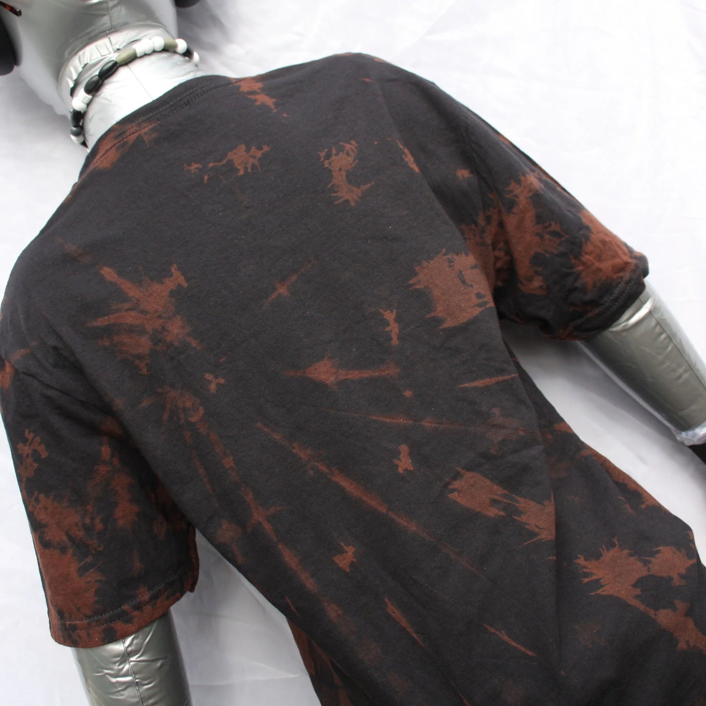 Throwing Muses 'Bywater' Flushed Edition - One-of-a-Kind Black Reverse Tie-Dye S #1 | ElRat Designs