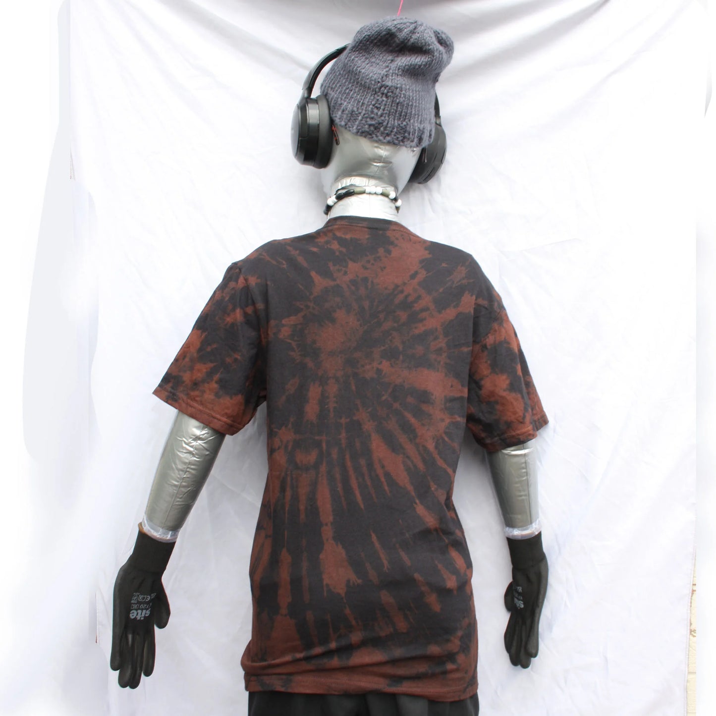 Throwing Muses 'Bywater' Flushed Edition - One-of-a-Kind Black Reverse Tie-Dye Small #2 | ElRat Designs