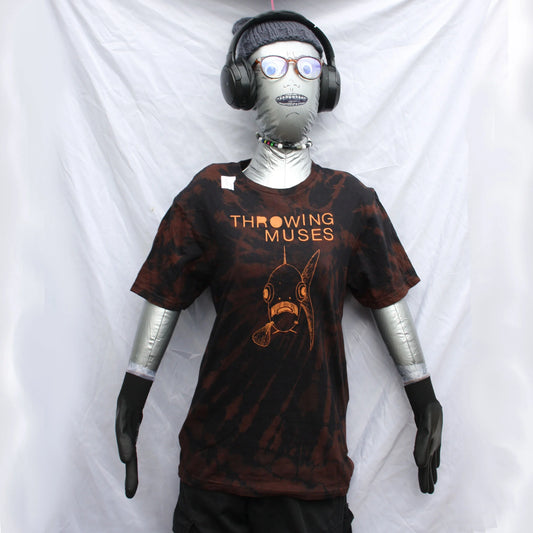 Throwing Muses 'Bywater' Flushed Edition - One-of-a-Kind Black Reverse Tie-Dye Small #2 | ElRat Designs