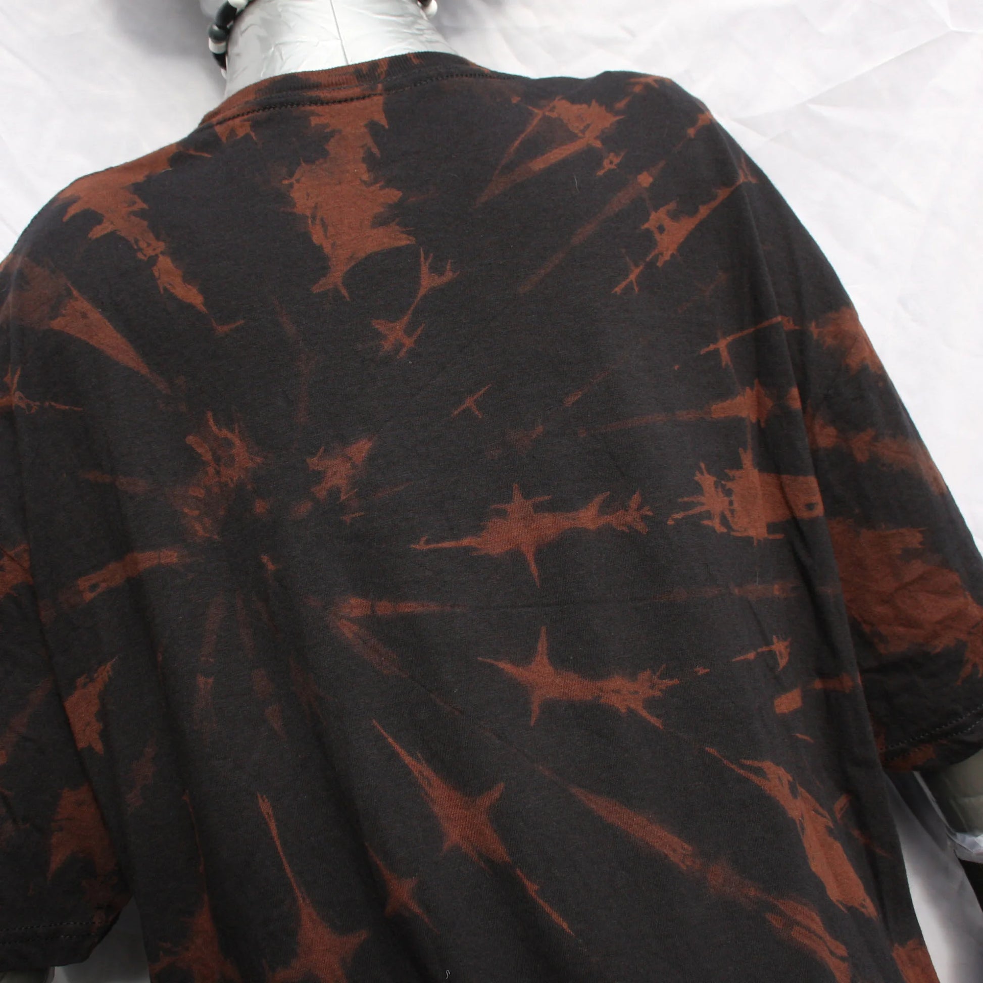 Throwing Muses 'Bywater' Flushed Edition - One-of-a-Kind Black Reverse Tie-Dye XL #1 | ElRat Designs