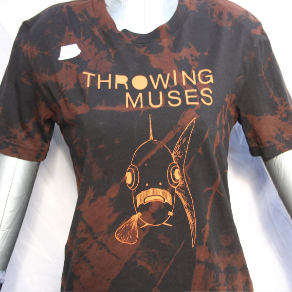 Throwing Muses 'Bywater' Flushed Edition - One-of-a-Kind Black Reverse Tie-Dye XS #1 | ElRat Designs