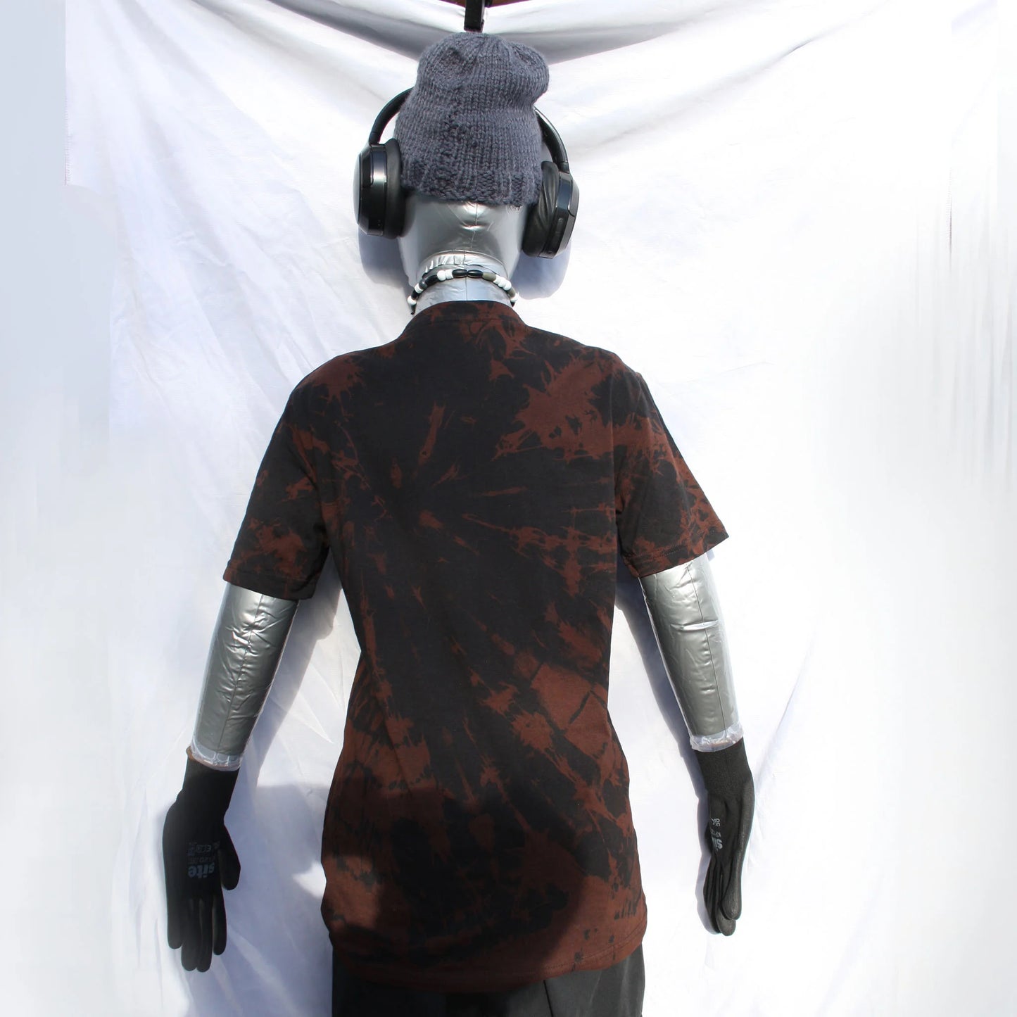 Throwing Muses 'Bywater' Flushed Edition - One-of-a-Kind Black Reverse Tie-Dye XS #1 | ElRat Designs