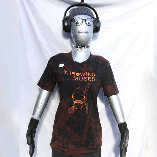 Throwing Muses 'Bywater' Flushed Edition - One-of-a-Kind Black Reverse Tie-Dye XS #1 | ElRat Designs