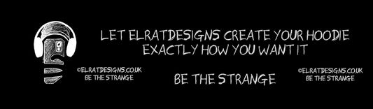 Design your own Hoodie, any print with any ink colour. Your choice. watermarked banner ElRat Designs - elratdesigns.co.uk