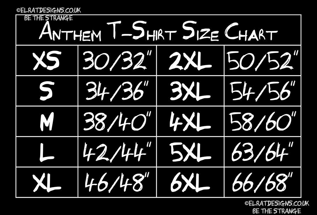 ©ElRat Designs Anthem Size Chart - screld, elratdesigns.co.uk - all rights reserved 