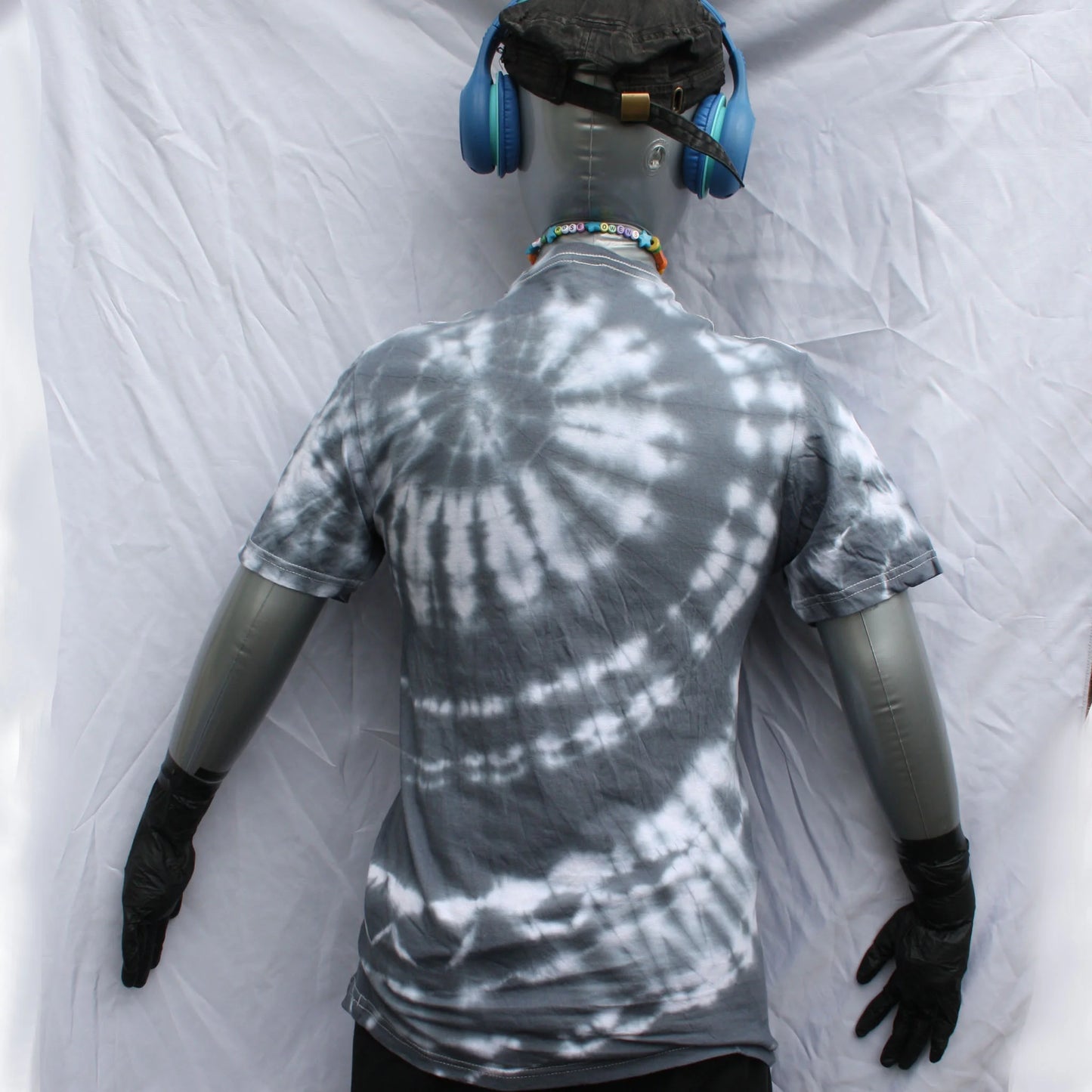 Be the Strange Philosophy Tee - Small #1 Misprint - White/Black Tie-Dye | ElRat Designs