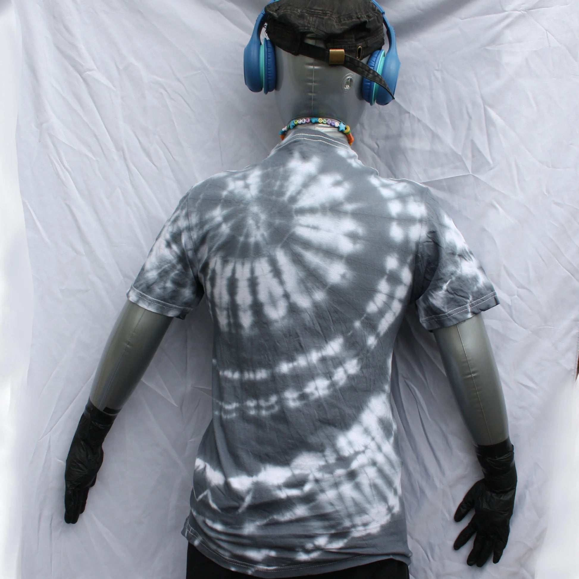 Be the Strange Philosophy Tee - Small #1 Misprint - White/Black Tie-Dye | ElRat Designs