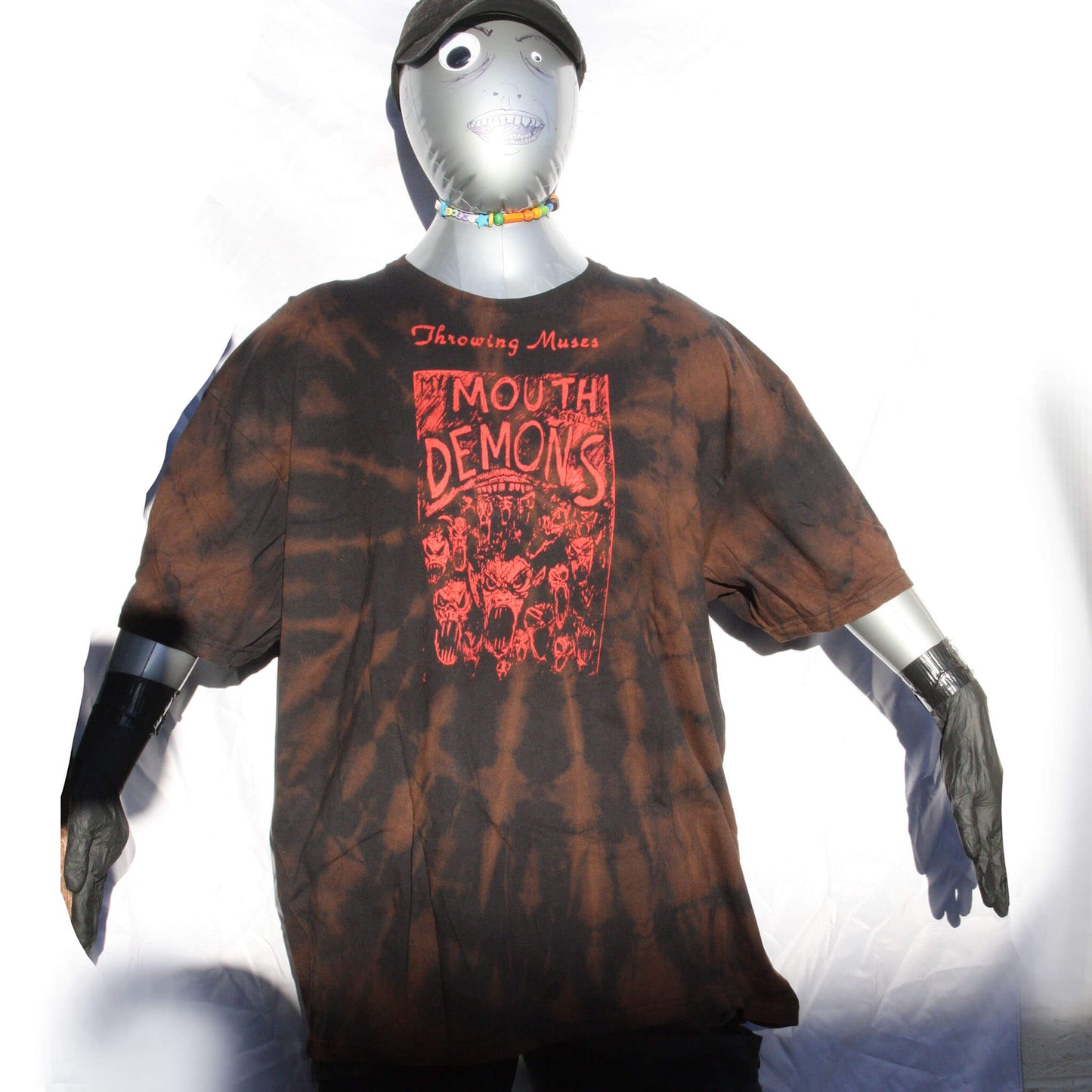 Throwing Muses Ellen West "Mouth Demons" - 2XL ONE OFF Reverse Tie-Dye (#2) ***MISPRINT***