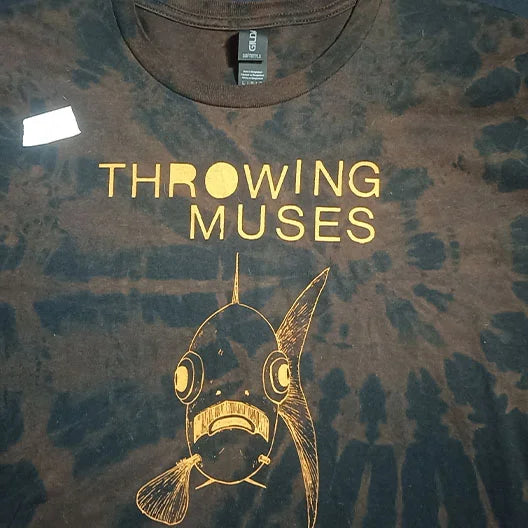 Throwing Muses 'Bywater' Flushed Edition - One-of-a-Kind Black Reverse Tie-Dye Large #3 | ElRat Designs