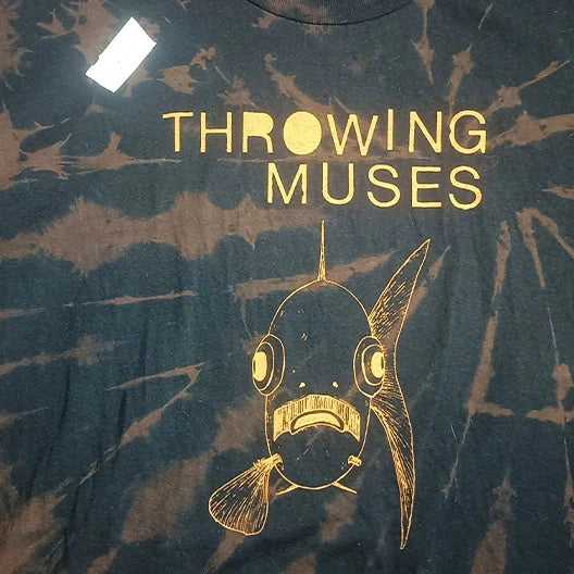 Throwing Muses 'Bywater' Flushed Edition - One-of-a-Kind Black Reverse Tie-Dye XL #2 | ElRat Designs