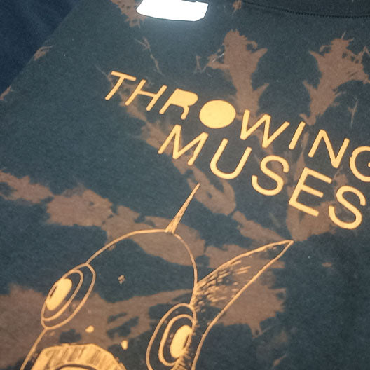 Throwing Muses 'Bywater' Flushed Edition - One-of-a-Kind Black Reverse Tie-Dye 6XL #1 | ElRat Designs