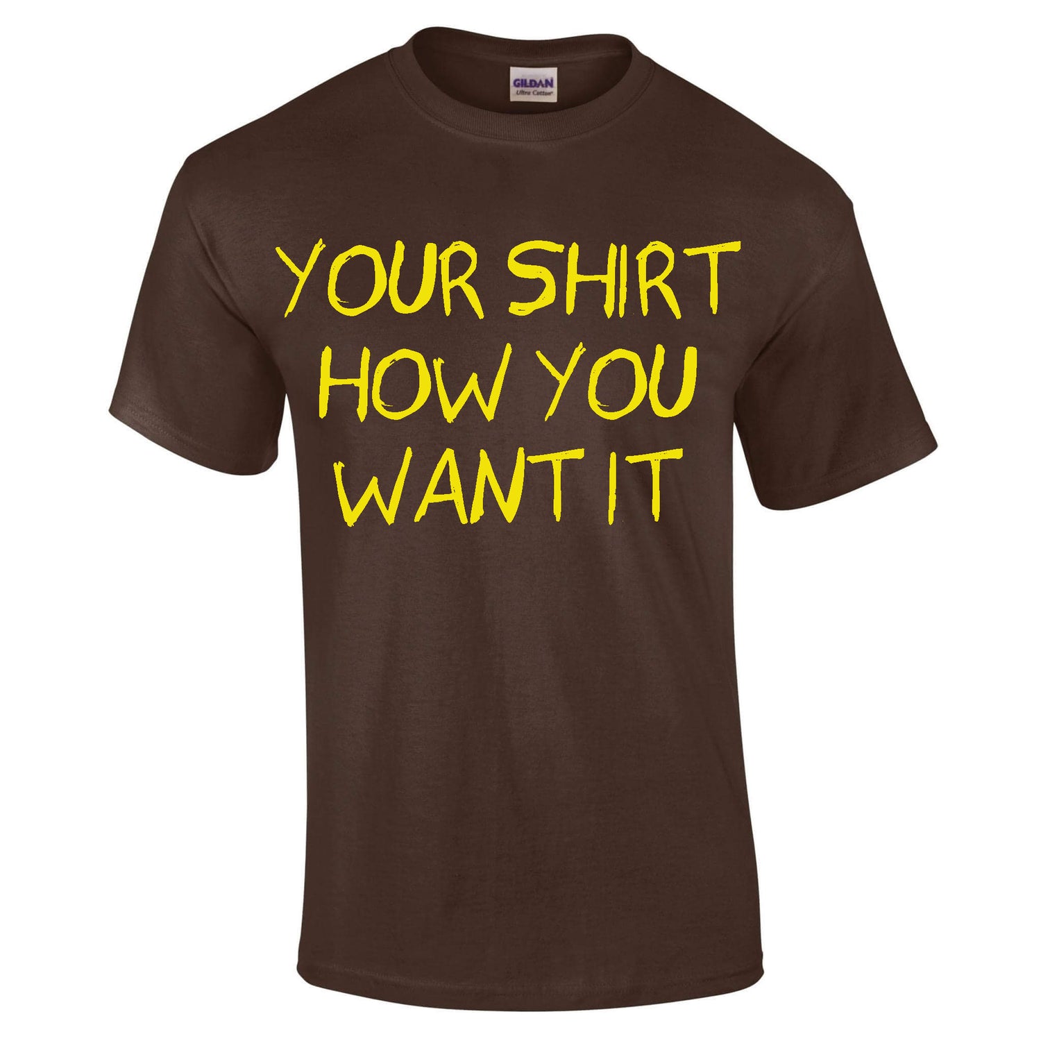 Build your own custom shirt, exactly how you want it.