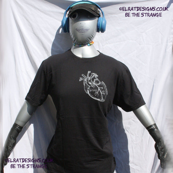 Kristin Hersh - Reflections on the Motive Power of Fire, "Time Lied" anatomical heart T-shirt by ElRat designs - hero - elratdesigns.co.uk