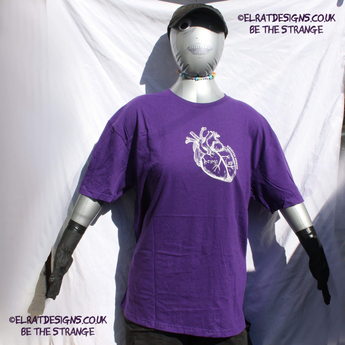 Kristin Hersh - Reflections on the Motive Power of Fire, "Time Lied" anatomical heart T-shirt by ElRat designs - elratdesigns.co.uk