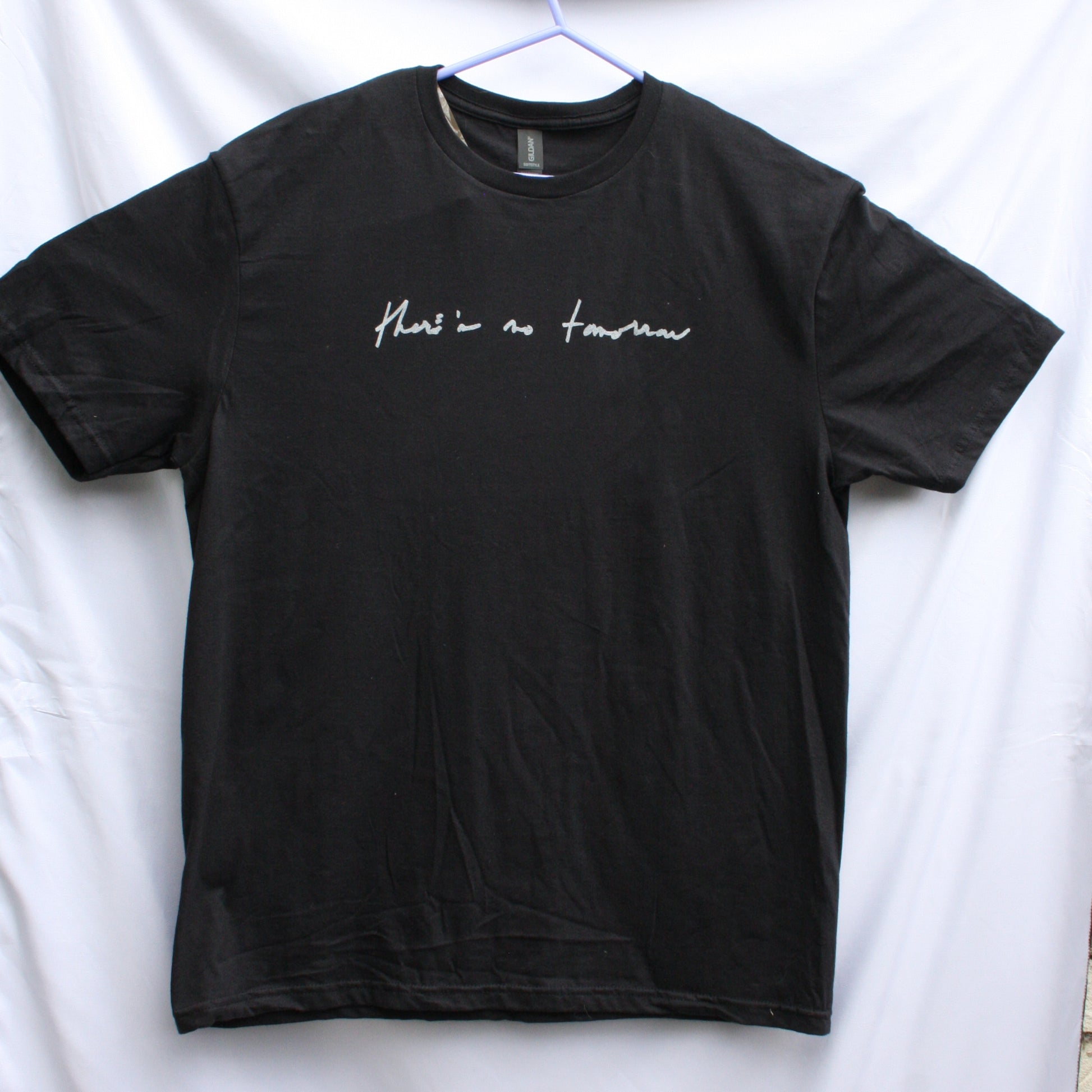 "Bubble net" - "There's no tomorrow" LYRIC TEE, handwritten by Kristin Hersh!!