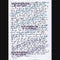 The Letter' - Complete Handwritten Lyrics by Kristin Hersh | ElRat Designs
