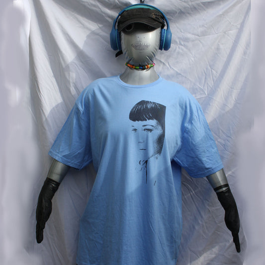 Kristin Hersh "Sunny Border Blue" Screen Printed T-Shirt | ElRat Designs