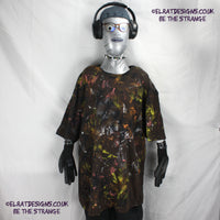 Messy Artist, One-Off Art Shirt Black Reverse Tie Dye 2XLarge MA Bl RTD 2XL1 | ElRat Designs