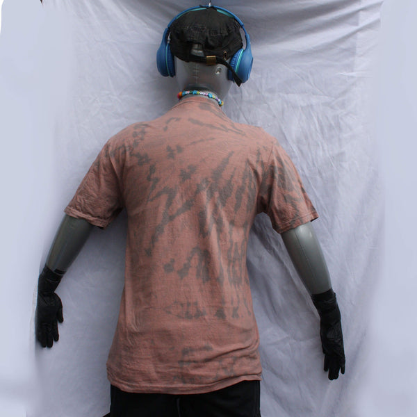 Throwing Muses "Chains Changed" Logo - Medium ONE OFF Charcoal Reverse Tie-Dye (#1) ***MISPRINT***