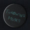 Throwing Muses - ElRat Handscrawled Scruffy Font - Approved by Kristin Hersh - 38mm Badge | ElRat Designs