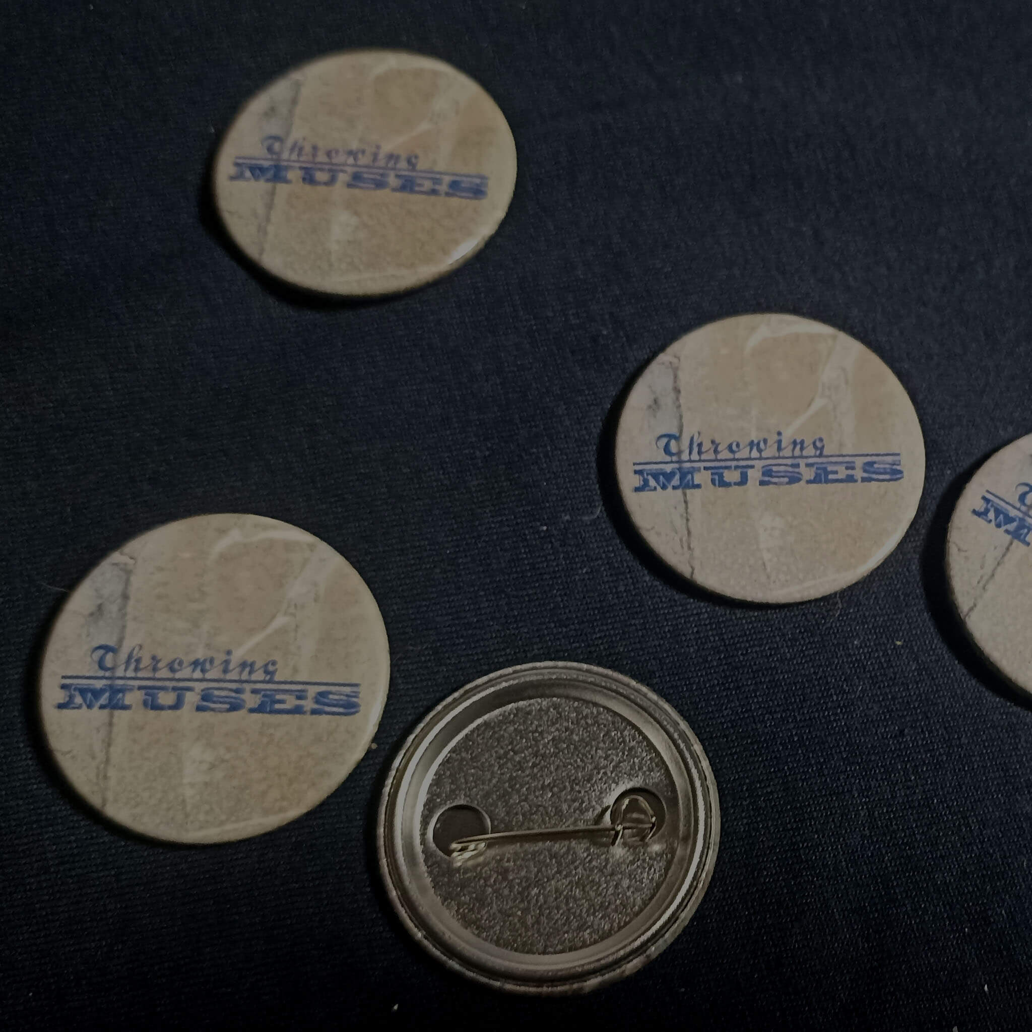 Throwing Muses University Logo, 38mm badge, button, pin