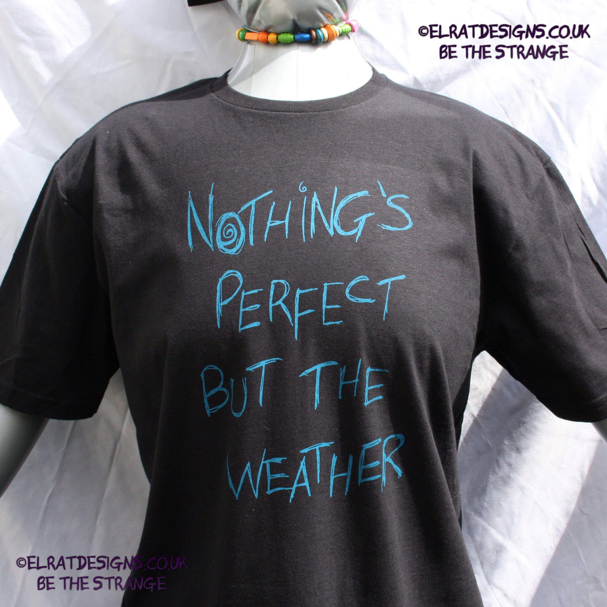 Throwing Muses, Terra Nova "Nothing's perfect but the Weather", ElRat Original. hand printed by ElRat Designs - elratdesigns.co.uk