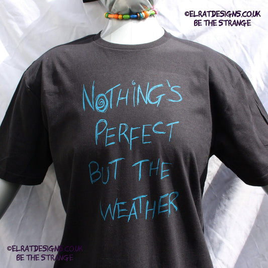 Throwing Muses, Terra Nova "Nothing's perfect but the Weather", ElRat Original. hand printed by ElRat Designs - elratdesigns.co.uk