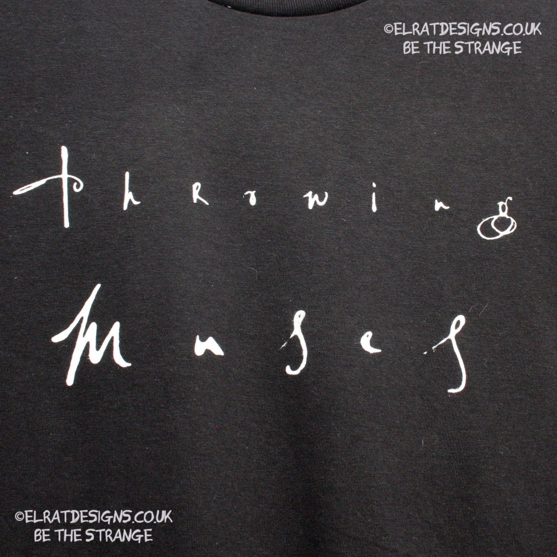 Throwing Muses, Chains Changed, Classic Logo T-Shirt. Every Hersh Shirt Supports Kristin Hersh Studio Time ElRat Designs - hero - elratdesigns.co.uk
