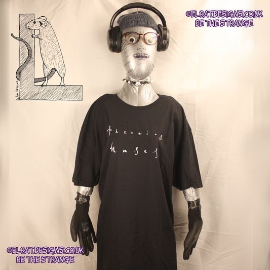 Throwing Muses, Chains Changed, Classic Logo T-Shirt. Every Hersh Shirt Supports Kristin Hersh Studio Time ElRat Designs - hero - elratdesigns.co.uk