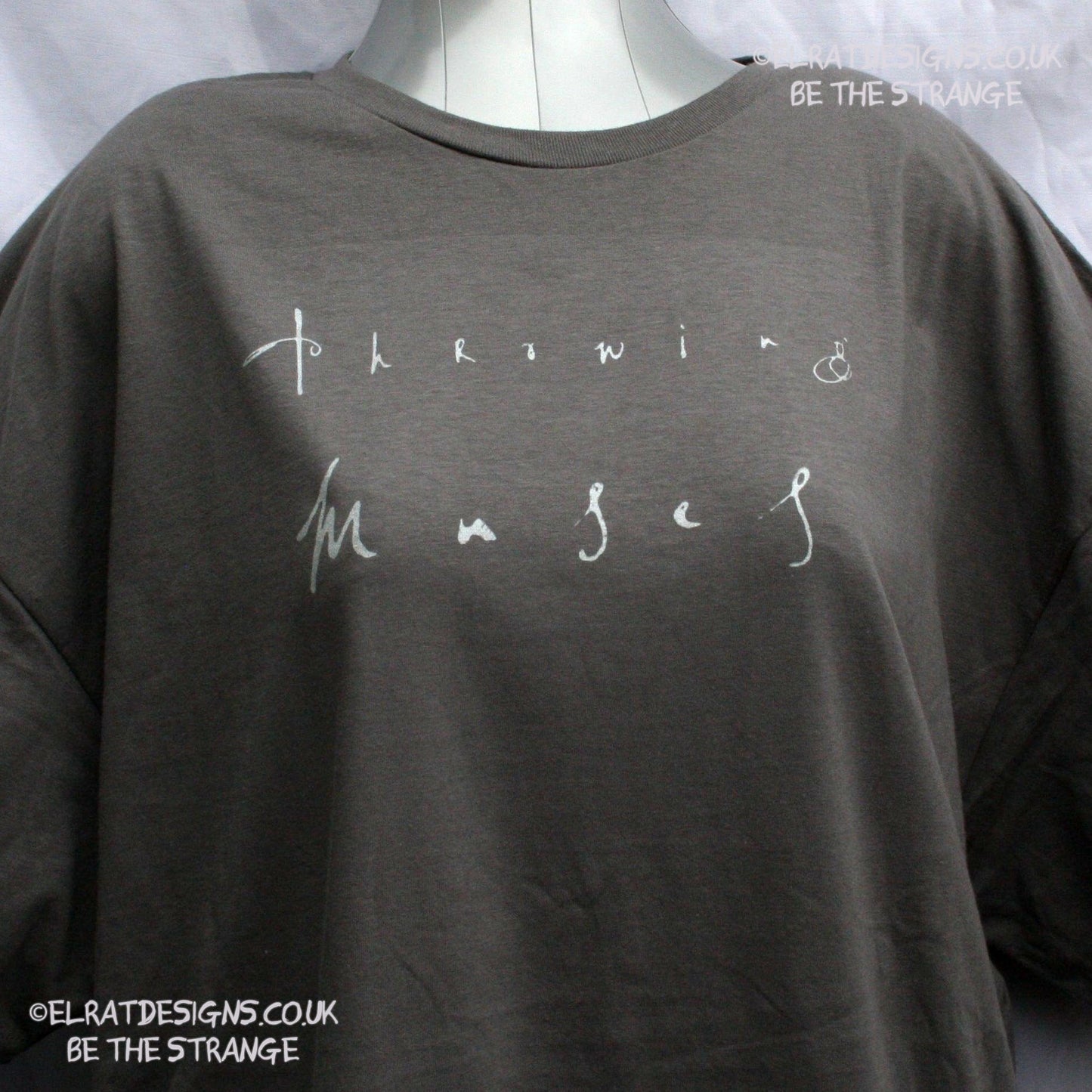 Throwing Muses, Chains Changed, Classic Logo T-Shirt. Every Hersh Shirt Supports Kristin Hersh Studio Time ElRat Designs - hero - elratdesigns.co.uk