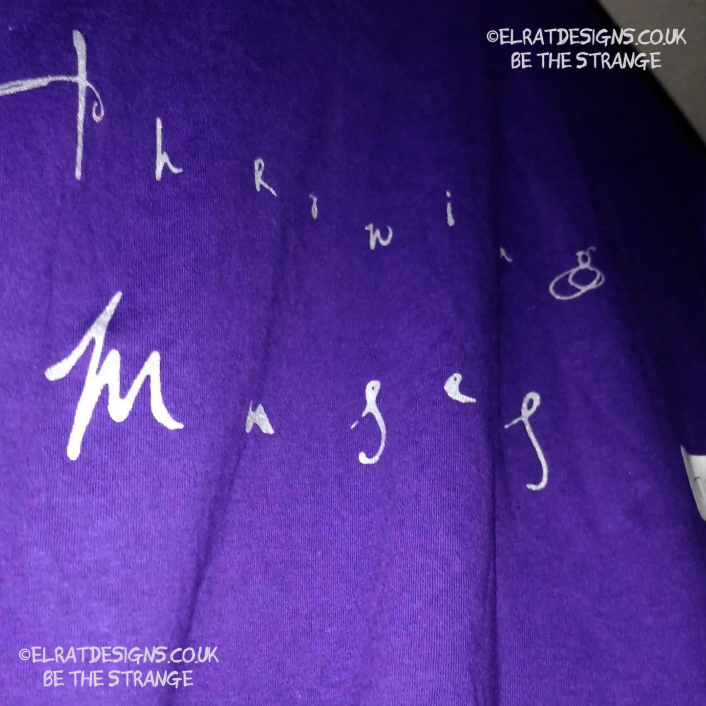 Throwing Muses, Chains Changed, Classic Logo T-Shirt. Every Hersh Shirt Supports Kristin Hersh Studio Time ElRat Designs - hero - elratdesigns.co.uk