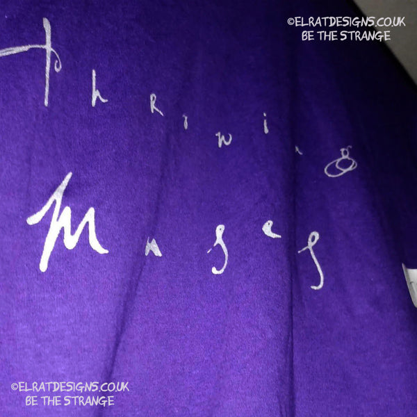 Throwing Muses, Chains Changed, Classic Logo T-Shirt. Every Hersh Shirt Supports Kristin Hersh Studio Time ElRat Designs - hero - elratdesigns.co.uk