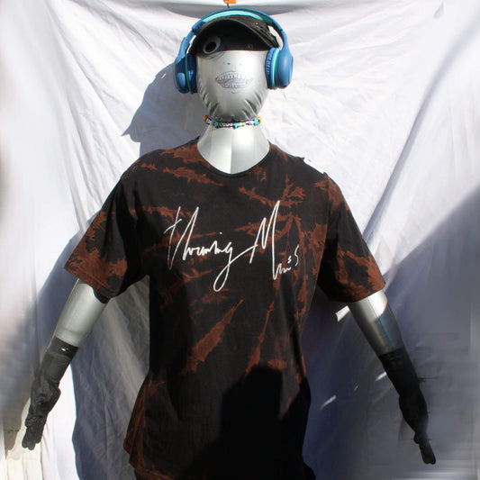 Throwing Muses 2024 - handwritten by KH - Large ONE OFF Reverse Tie-Dye (#2) ***MISPRINT*** front