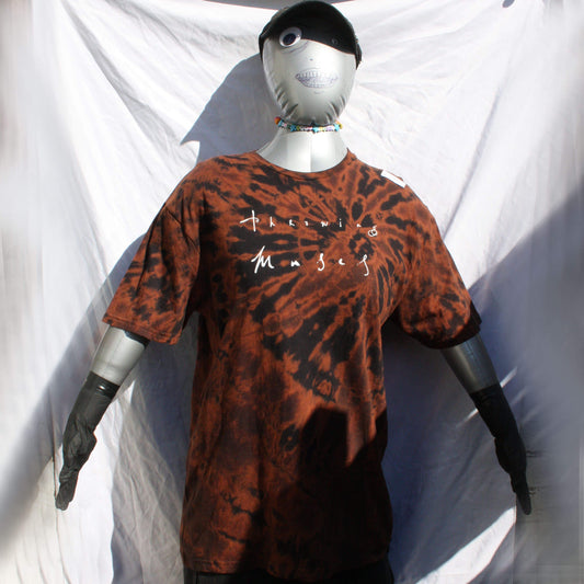 Throwing Muses "Chains Changed" Logo - Large ONE OFF Reverse Tie-Dye (#1) ***MISPRINT*** front