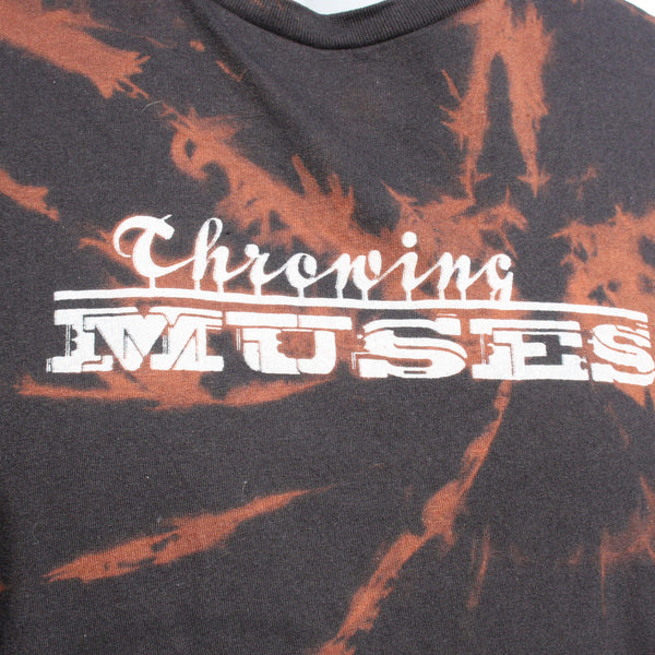 Throwing Muses "University - T-Shirt - 2XL ONE OFF Reverse Tie-Dye (#1) ***MISPRINT*** front close 