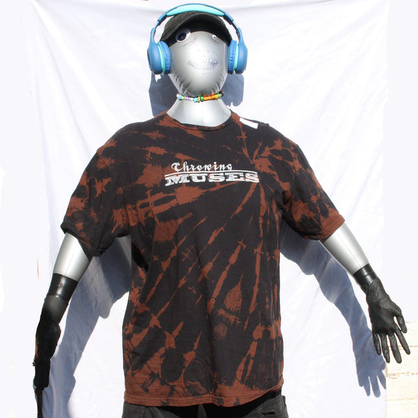 Throwing Muses "University - T-Shirt - 2XL ONE OFF Reverse Tie-Dye (#1) ***MISPRINT*** front full