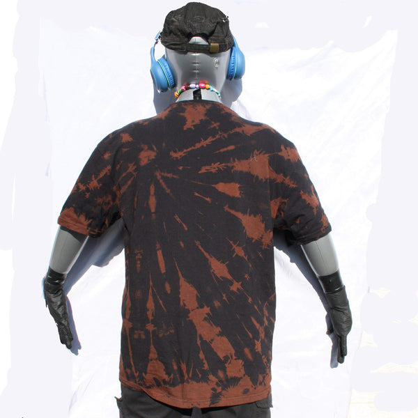 Throwing Muses "University - T-Shirt - 2XL ONE OFF Reverse Tie-Dye (#1) ***MISPRINT*** rear full