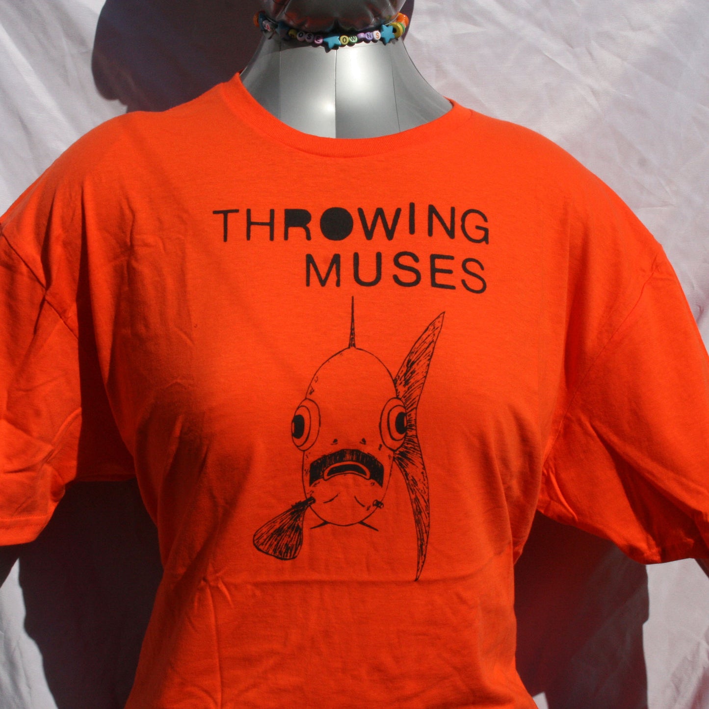 Throwing Muses Bywater, original ElRat hand drawn, hand printed T-Shirt. Freddie Mercury is headed out to see on a T-Shirt near you - ElRat Designs - elratdesigns.co.uk