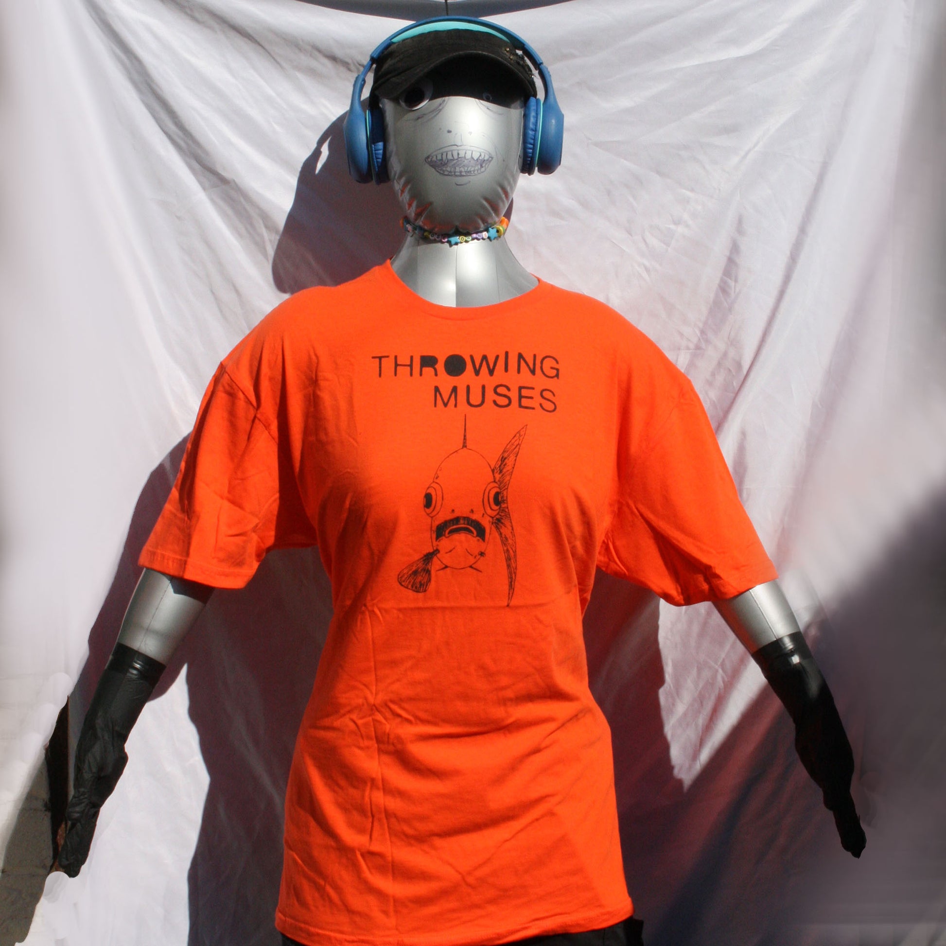 Throwing Muses Bywater, original ElRat hand drawn, hand printed T-Shirt. Freddie Mercury is headed out to see on a T-Shirt near you - ElRat Designs - elratdesigns.co.uk