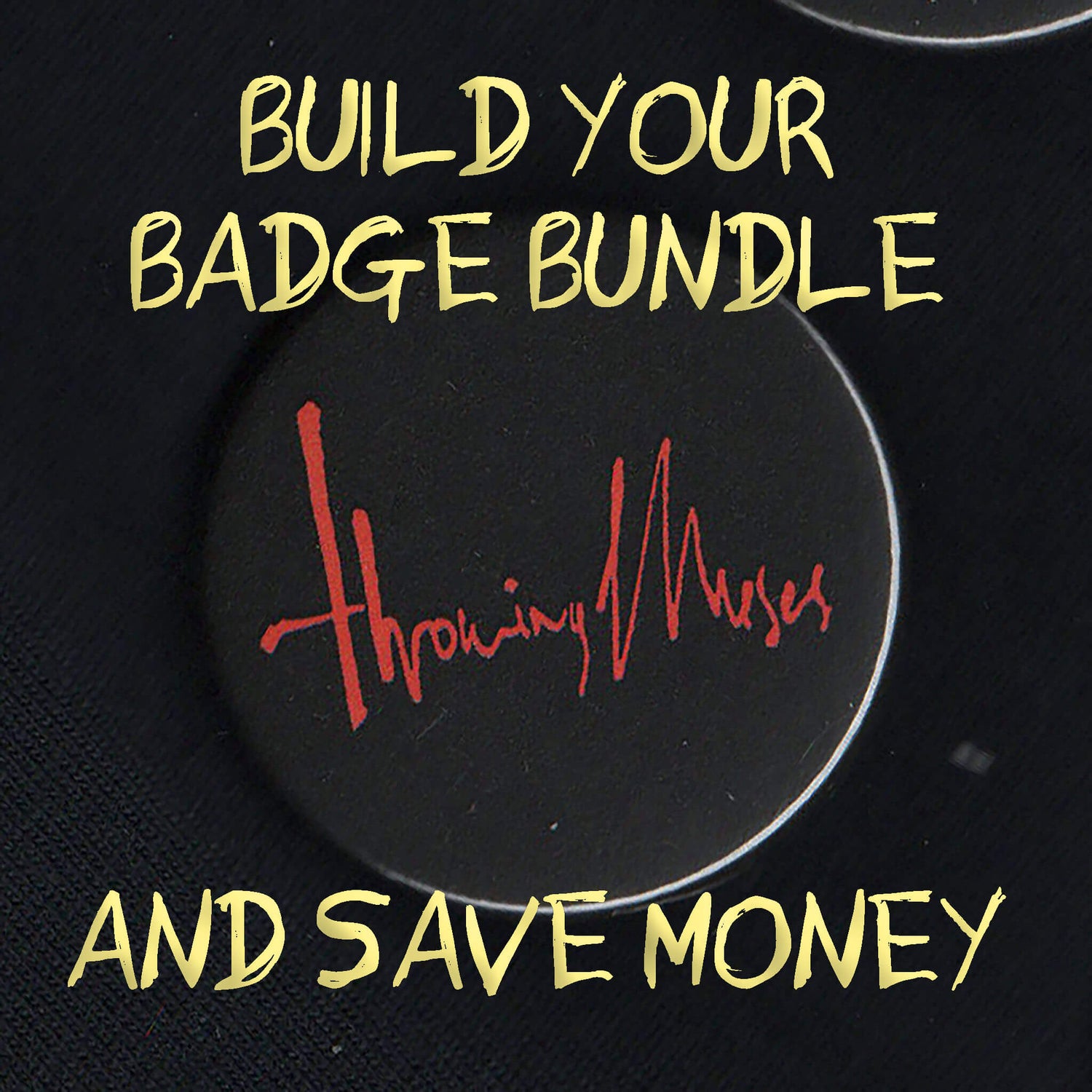 Metal Backed badges, but a bundle and save more money. Support Kristin Hersh with a badge from ElRat Designs
