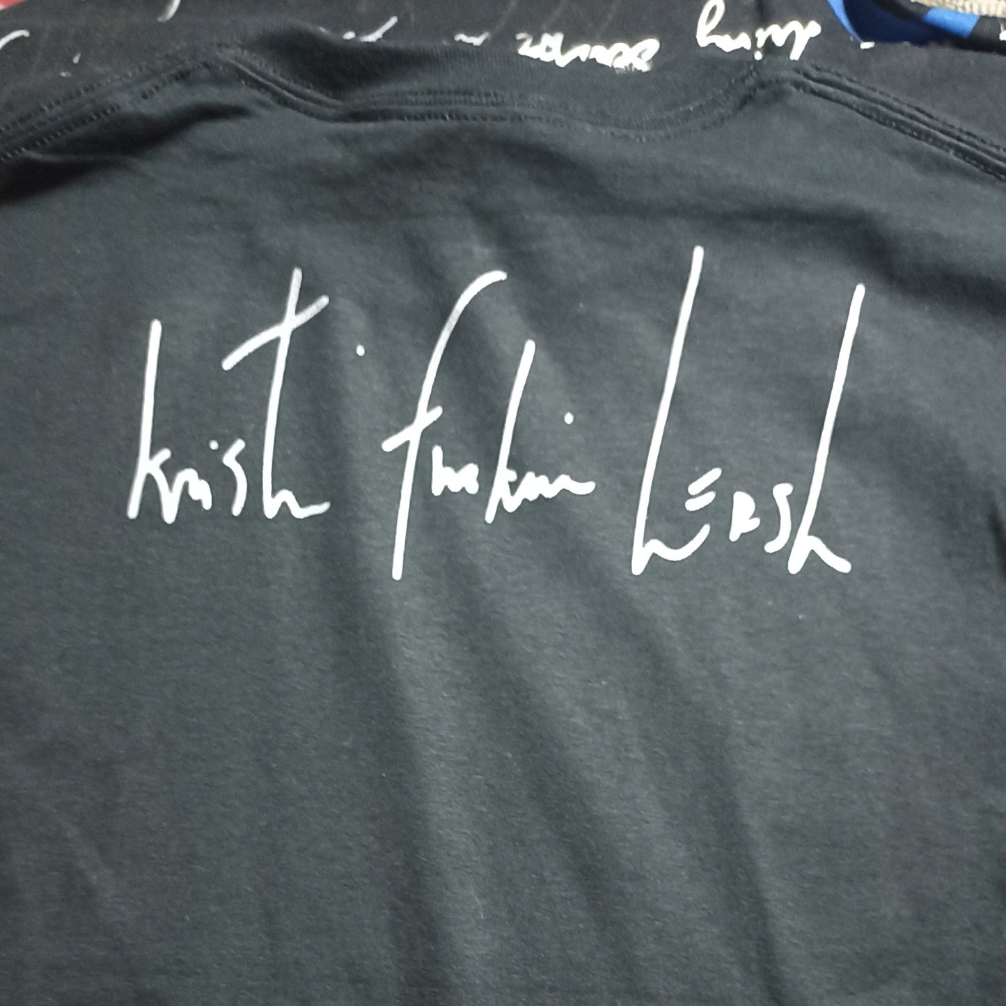 "Bubble net" - "There's no tomorrow" LYRIC TEE, handwritten by Kristin Hersh!! - ElRatDesigns - T Shirt