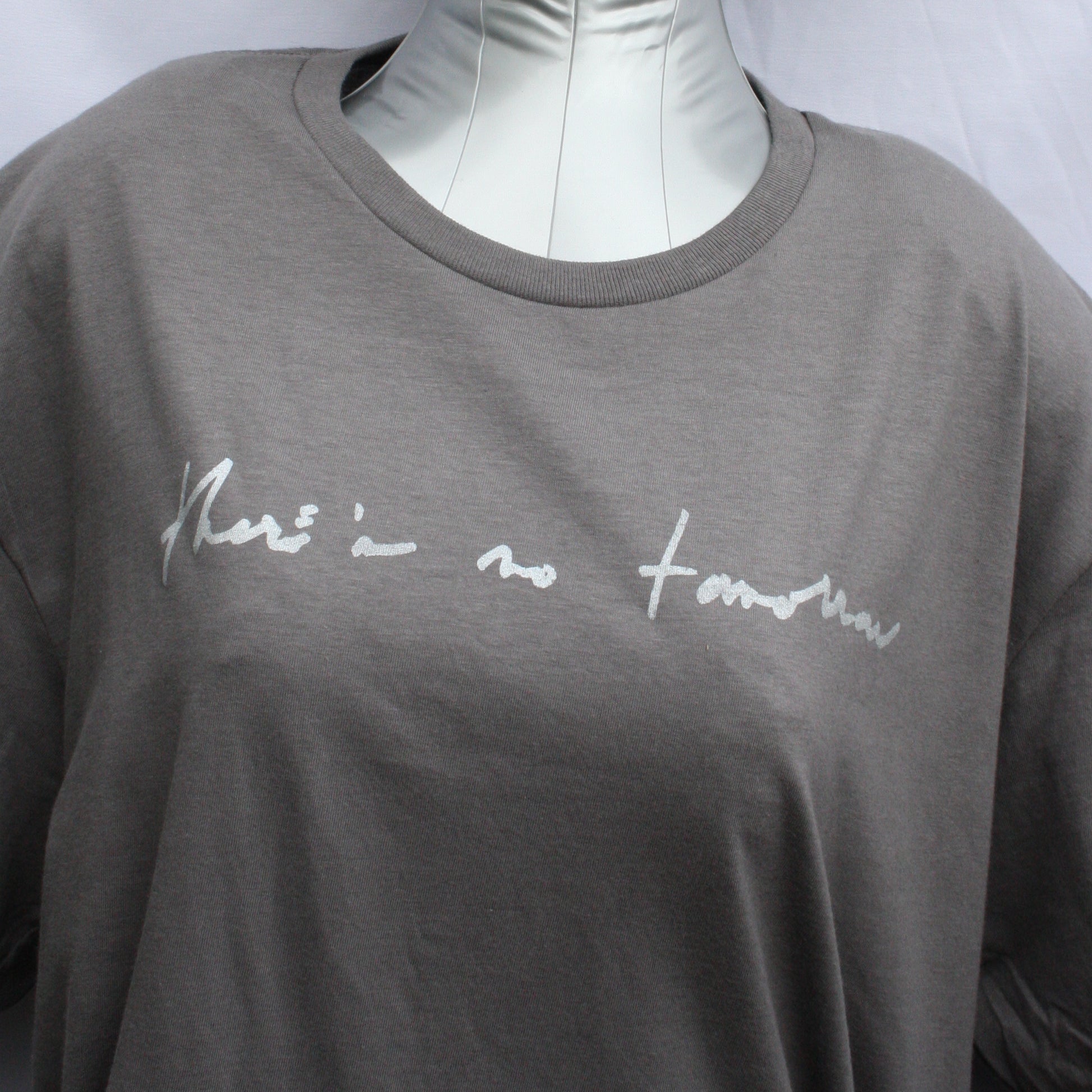 Bubble net - "There's no tomorrow" LYRIC TEE, handwritten by Kristin Hersh!!